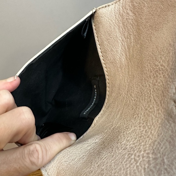 Anthropologie Thoma Clutch and Tote Bag, Light Sand - Picture 10 of 12